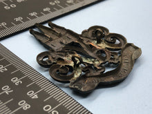 Load image into Gallery viewer, British Army Victorian Kirkcaldy Artillery Glengarry Cap Badge
