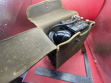 Load image into Gallery viewer, Original WW2 US Army Signal Corps 1944 Dated Field Telephone in Leather Case
