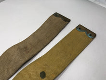 Load image into Gallery viewer, Original WW2 British Army 37 Pattern Canvass L Straps Set
