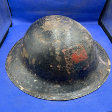 Load image into Gallery viewer, Original WW2 British Army Mk2 Brodie Combat Helmet - Divisional Sign
