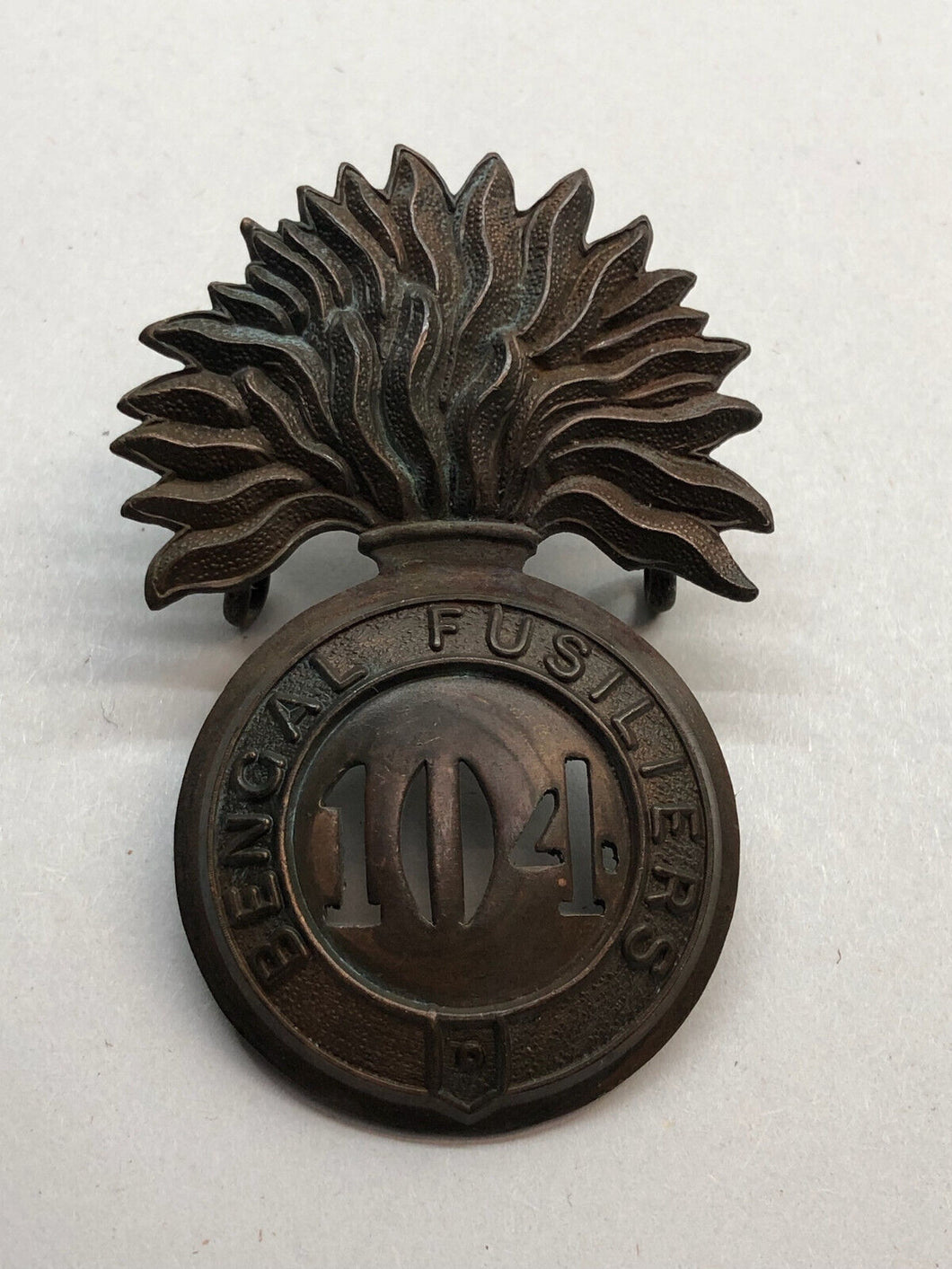 British Army 104th Regiment of Foot Bengal Fusiliers Cap Badge