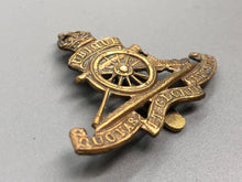 Load image into Gallery viewer, Original WW2 British Army Royal Artillery Small Beret / Cap Badge
