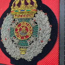 Load image into Gallery viewer, British Army Bullion Embroidered Blazer Badge - Rifle Brigade
