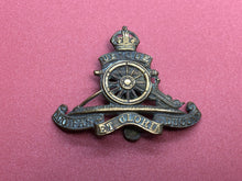 Load image into Gallery viewer, Original WW2 British Army Royal Artillery Beret / Cap Badge
