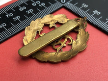 Load image into Gallery viewer, Original WW2 British Army Cap Badge - Royal Armoured Corps

