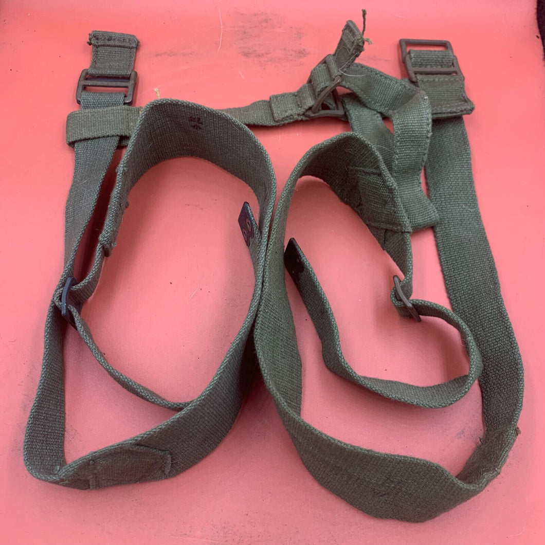 Original WW2 Dated British Army 44 Pattern Shoulder Strap Complete Set