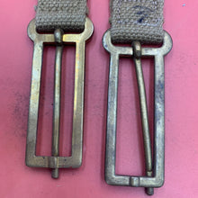 Load image into Gallery viewer, Original WW2 British Army 37 Pattern Webbing Brace Adaptors Pair
