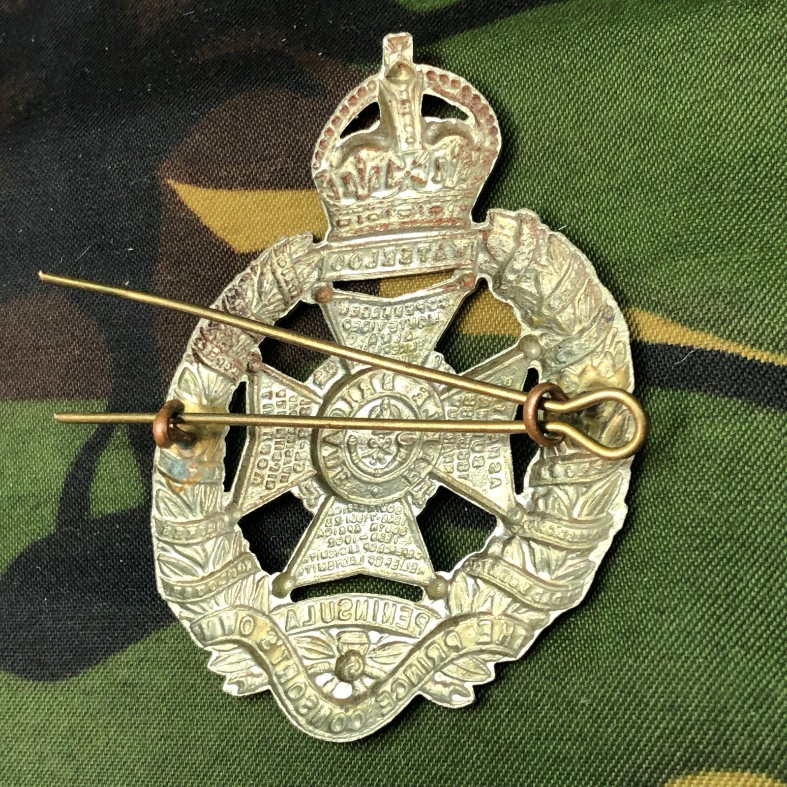 Original WW2 British Cap Badge - Rifle Brigade (The Prince Consort's Own) - The Militaria Shop