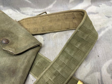 Load image into Gallery viewer, Original WW2 British Army 37 Pattern Belt &amp; Holster Set - M.W&amp;S 1940 Dated
