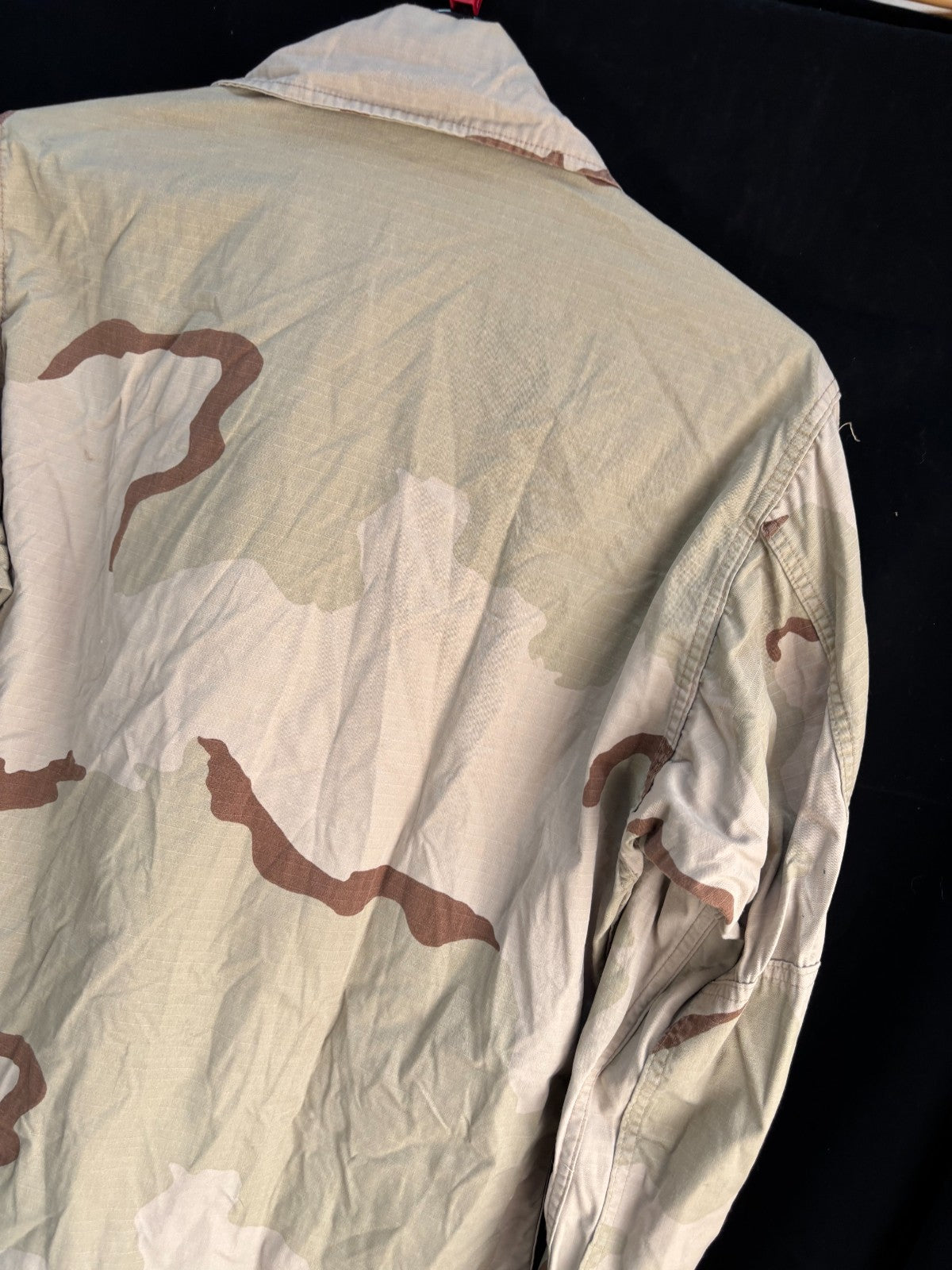 Gulf War US Army DCU Camouflaged Combat Field Coat/Jacket - 44 inch Chest - The Militaria Shop