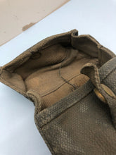 Lade das Bild in den Galerie-Viewer, Original WW2 British RAF 37 Pattern Webbing Bren / Universal Pouch Wartime Dated
