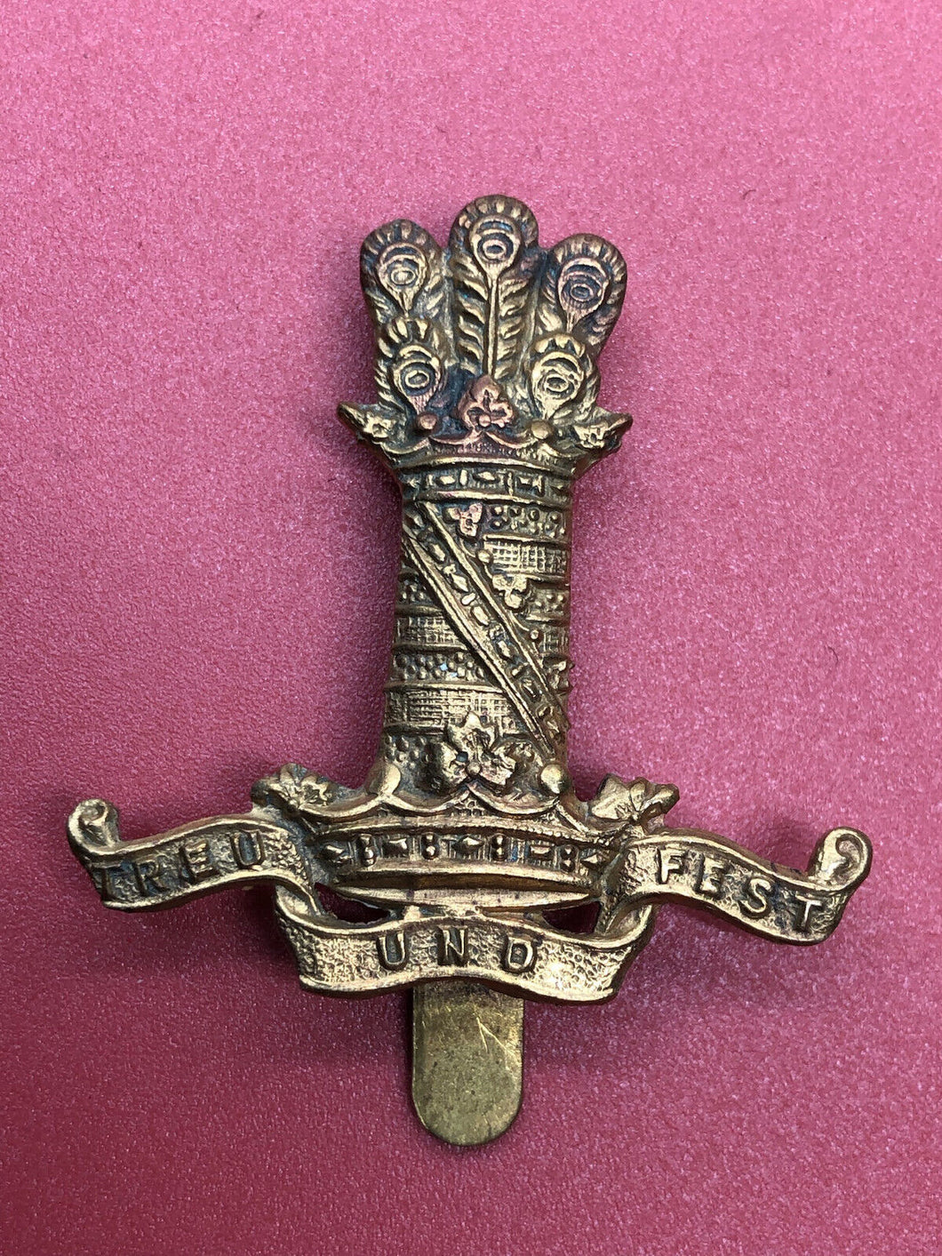 Original WW2 British Army Cap Badge - 11th Hussars