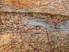 Original WW2 British Army RAF Navy Base Map of Scotland The Forth, Clyde & Tay - The Militaria Shop