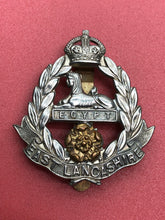 Load image into Gallery viewer, Original WW2 British Army Cap Badge - East Lancashire Regiment
