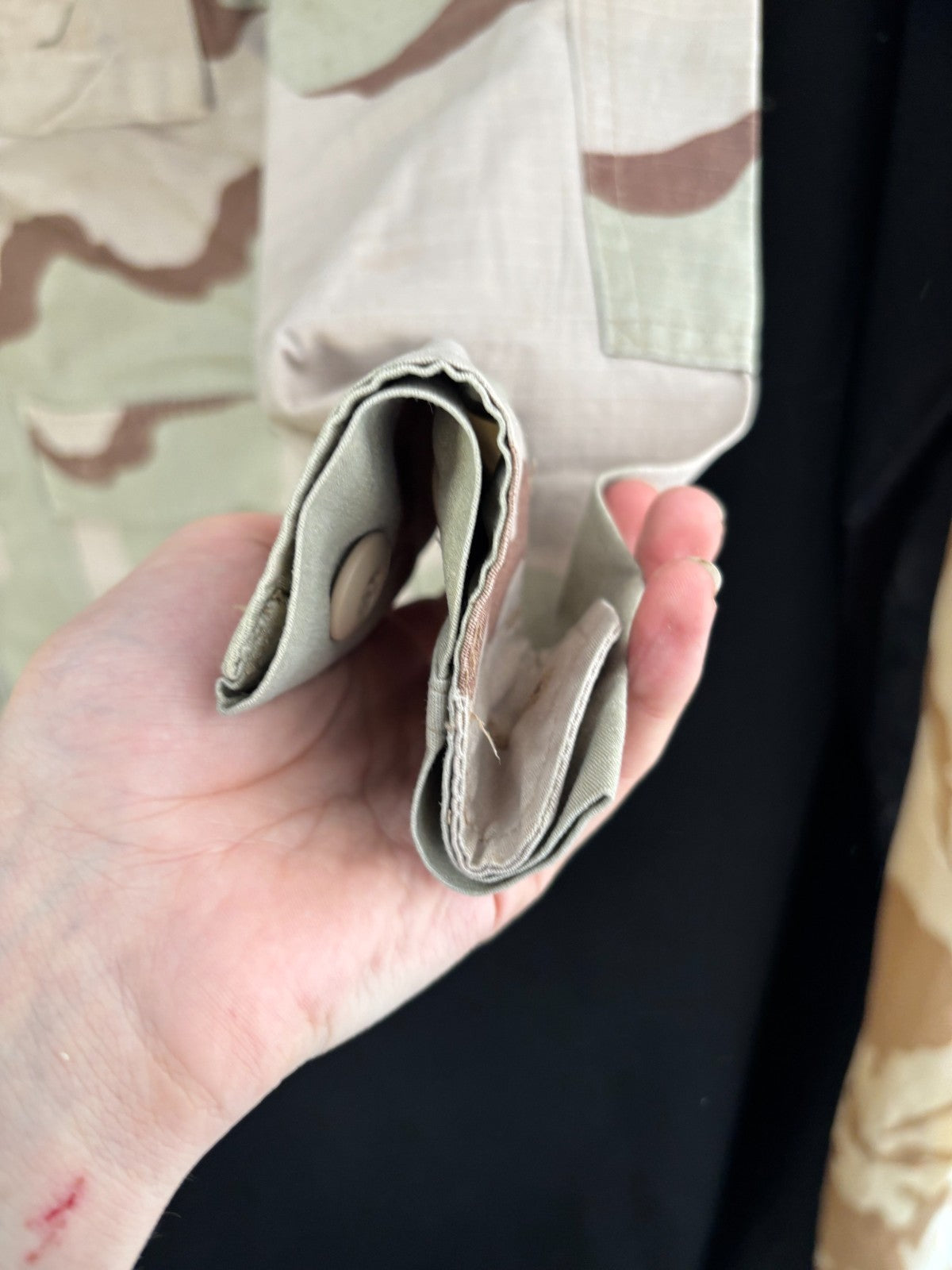 Gulf War US Army DCU Camouflaged Combat Field Coat/Jacket - Small/Long - The Militaria Shop