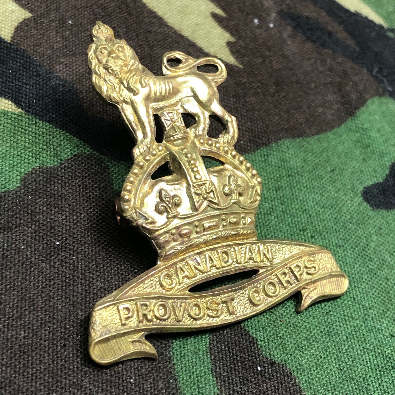 Original Canadian Army Provost Corps Cap Badge - The Militaria Shop