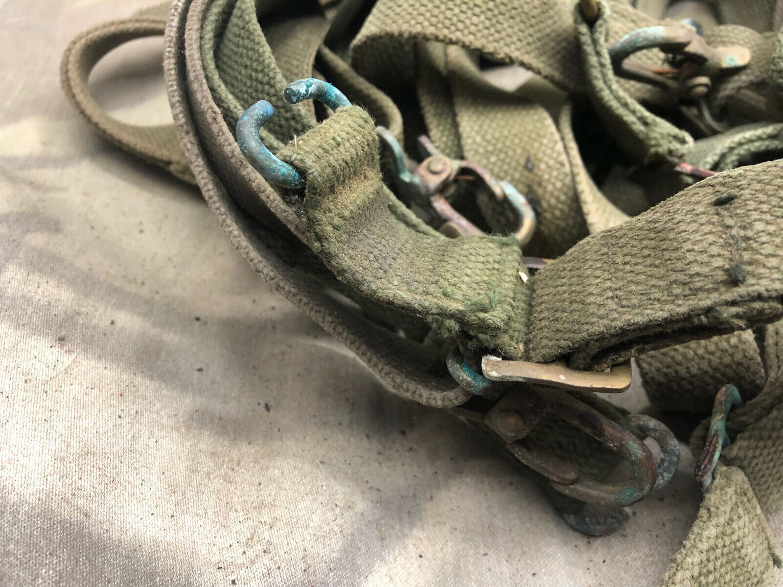 Genuine British Army Sten / Sterling Sling - 37 Patt WW2 Onwards - Used Original - The Militaria Shop