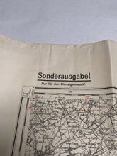 Charger l&#39;image dans la galerie, Original WW2 German Army Map of Douai, France
