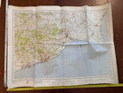 Original WW2 British Army GSGS OS Map of England & Wales - Hastings - The Militaria Shop