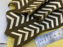 Load image into Gallery viewer, Original British Army WW2 Overseas / Wound Stripes on Manufacturer&#39;s Strips
