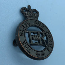 Load image into Gallery viewer, Original British Army Cap Badge - Blues and Royals - The Militaria Shop
