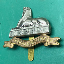 Load image into Gallery viewer, Original British Army Cap Badge - The Lincolnshire Regiment
