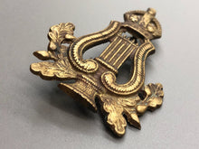 Load image into Gallery viewer, Original WW2 British Army Musicians Cap Badge - Cast variation
