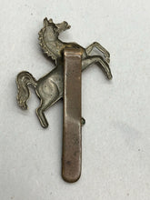 Load image into Gallery viewer, Original WW2 British Army Cap Badge - The West Kent Yeomanry Regiment
