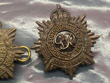 Load image into Gallery viewer, British Army WW2 Royal Army Service Corps Officer&#39;s Bronze Collar Badges
