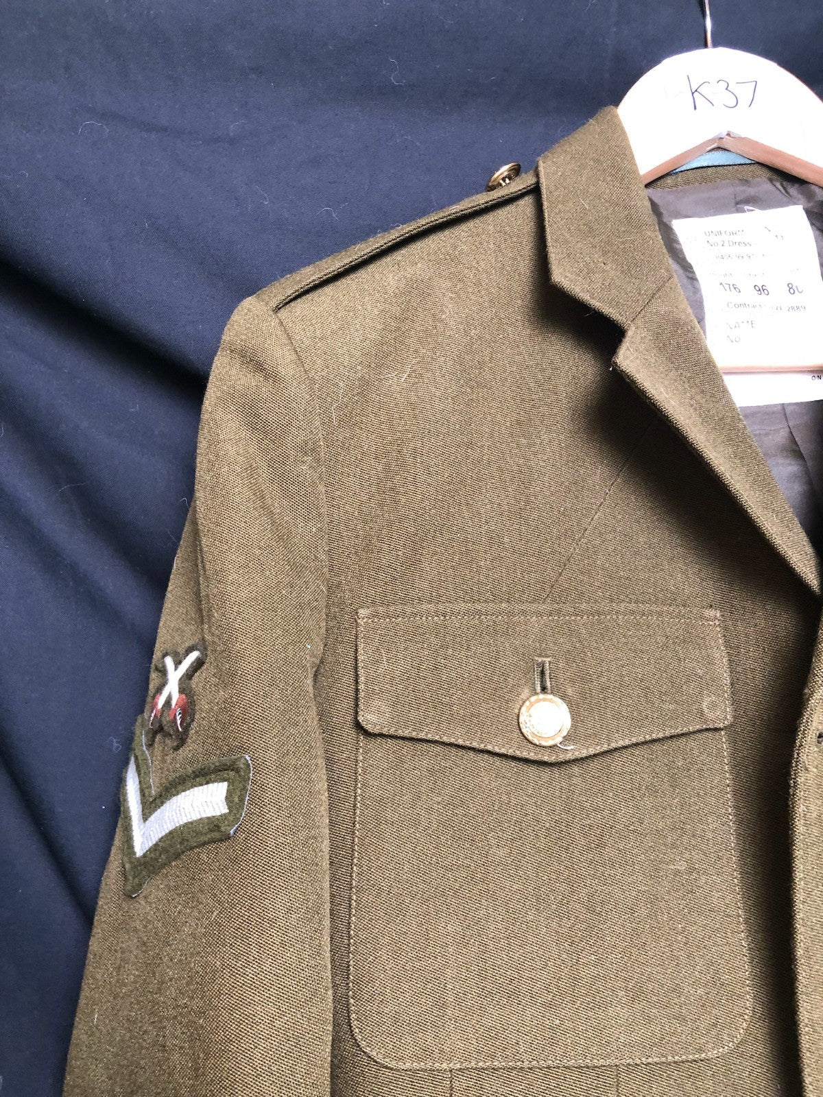 British Army Grade 1 No.2 Dress Uniform Jacket - Size 176/96/80 - The Militaria Shop