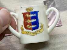 Load image into Gallery viewer, Original Vintage Crested China Ware Cup - Yarmouth - Isle of Wight
