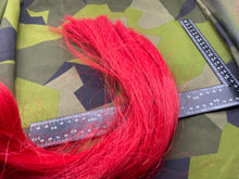 Load image into Gallery viewer, Original British Army Household Cavalry Red Horse Hair Plume - The Militaria Shop

