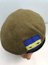 Charger l&#39;image dans la galerie, Genuine British Army Khaki Guards Regimental Beret Hat - Size 60cm
