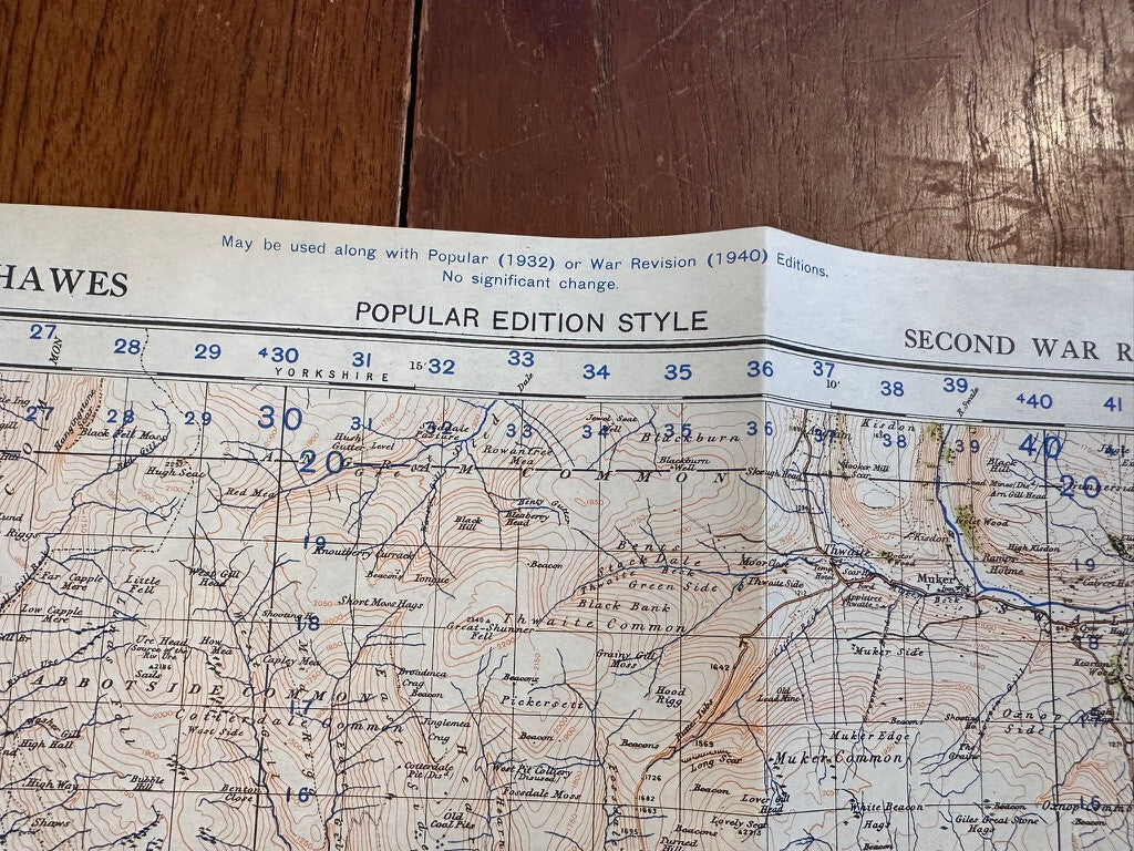Original WW2 British Army GSGS Map of Scotland - Helmsdale - The Militaria Shop