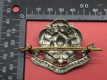 Load image into Gallery viewer, Original WW1 British Army Lancashire Hussars Cap Badge
