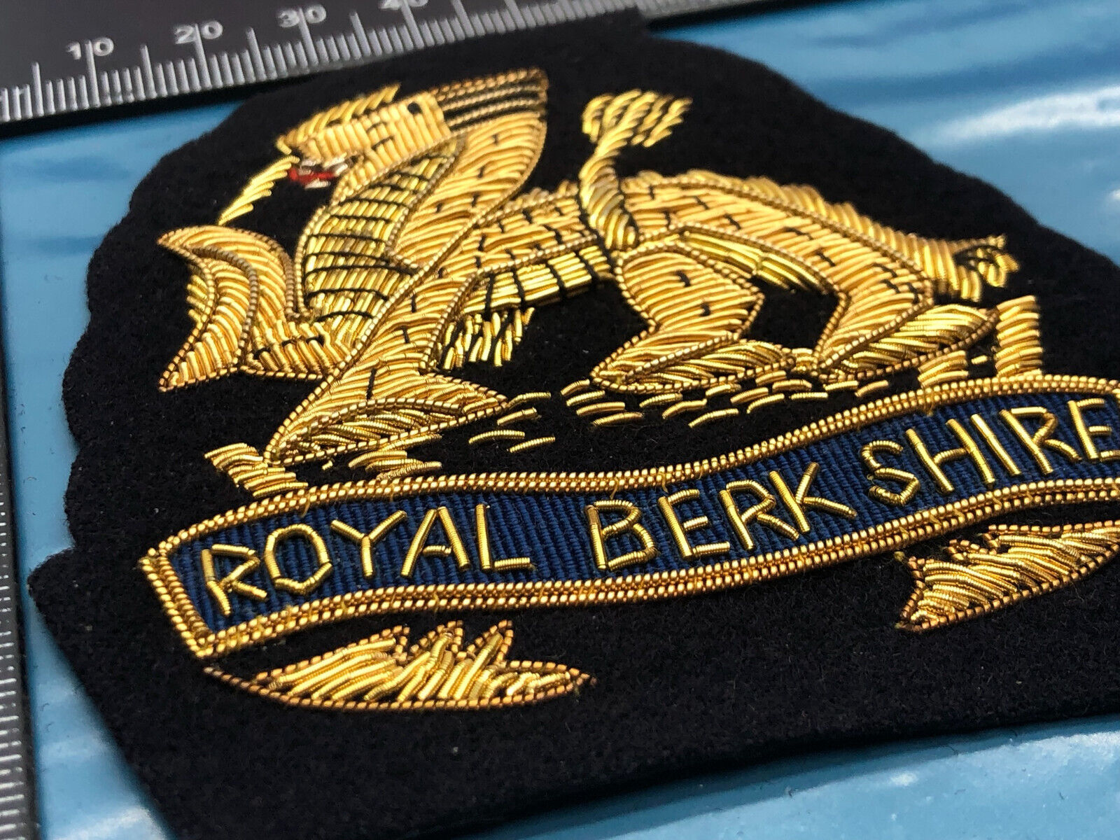 British Army Bullion Embroidered Blazer Badge - Royal Berkshire - The Militaria Shop