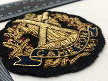 Load image into Gallery viewer, British Army Bullion Embroidered Blazer Badge - Cameron Highlanders
