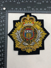 Lade das Bild in den Galerie-Viewer, British Army Bullion Embroidered Blazer Badge - Royal Logistic Corps
