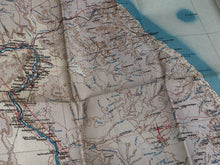 Charger l&#39;image dans la galerie, Original WW2 British Army / RAF Map Showing RAF Bases - Aswan Egypt
