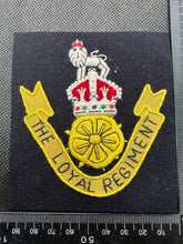 Load image into Gallery viewer, British Army Embroidered Blazer Badge - The Loyal Regiment
