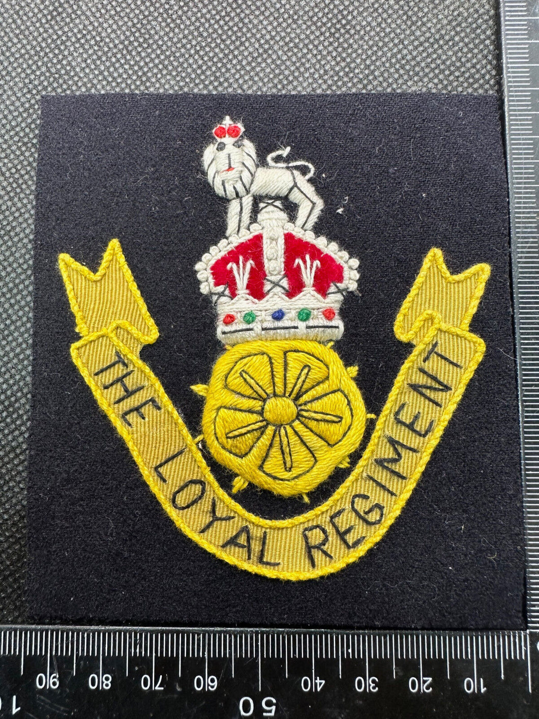 British Army Embroidered Blazer Badge - The Loyal Regiment