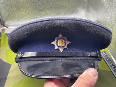 Original British Army Royal Dragoon Guards Peaked Cap - 58cm - The Militaria Shop