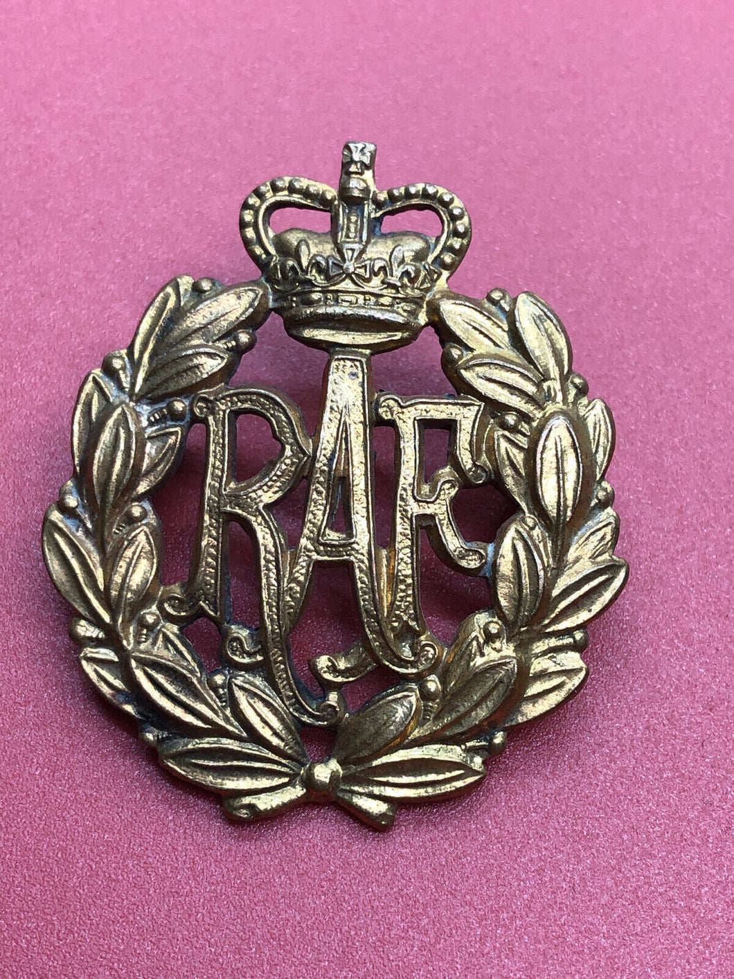 Genuine British Royal Air Force RAF Cap Badge