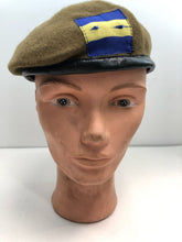 Charger l&#39;image dans la galerie, Genuine British Army Khaki Guards Regimental Beret Hat - Size 60cm
