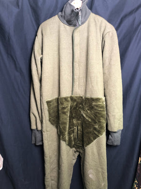 British Army Issue Green Divers Dress Liner Coverall Thermal Suit - Size 190/104 - The Militaria Shop