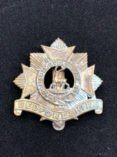 Load image into Gallery viewer, Original WW2 British Army Bedfordshire Regiment Cap Badge
