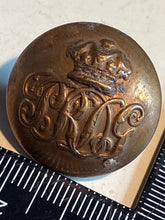 Load image into Gallery viewer, Original British Army Victorian Crown Guards Tunic Button
