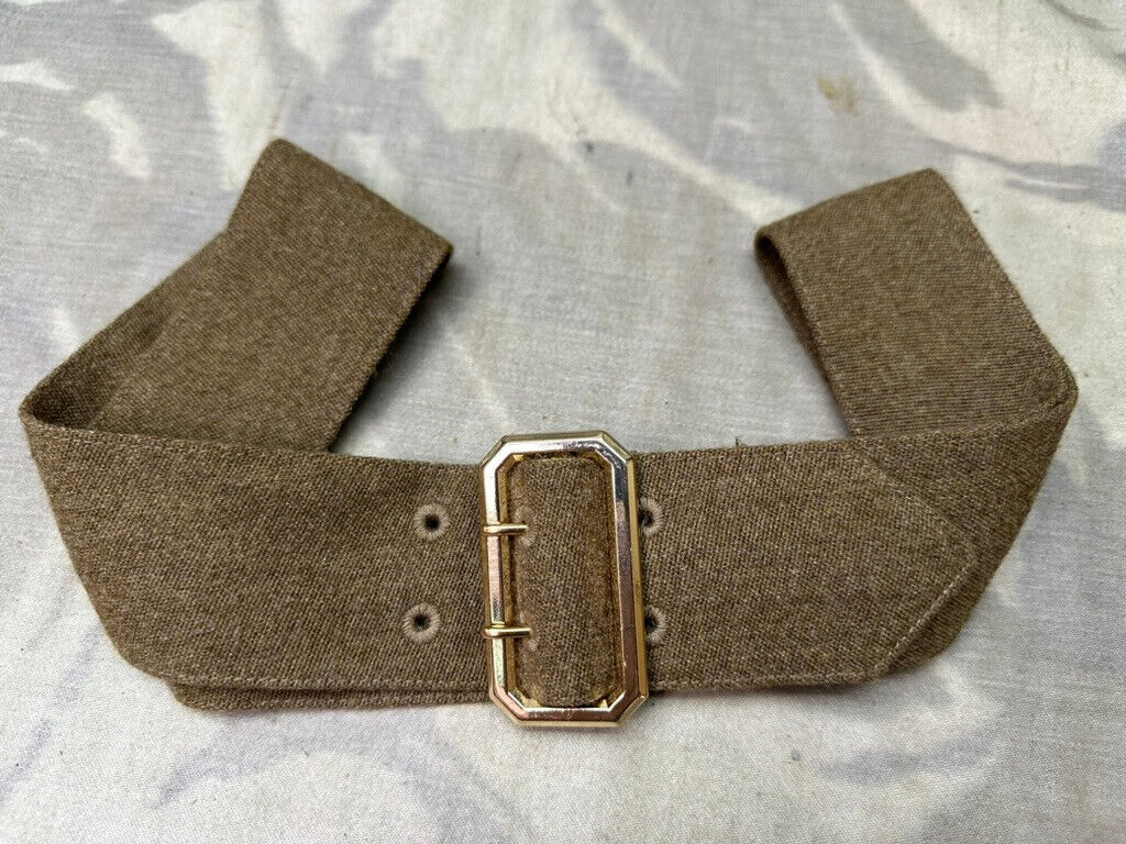Genuine British Army No2 FAD Uniform Jacket Belt & Buckkle - 30" Waist - NEW! - The Militaria Shop
