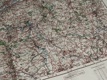 Load image into Gallery viewer, Original WW2 German Army Map of UK - Manchester / Liverpool / North West England
