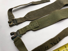 Load image into Gallery viewer, Original WW2 British Army 37 Pattern Canvass L Straps Set
